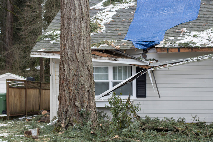 Storm Damage North Texas Home